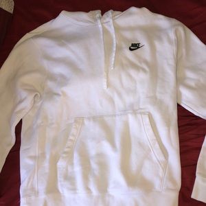 White Nike hoodie